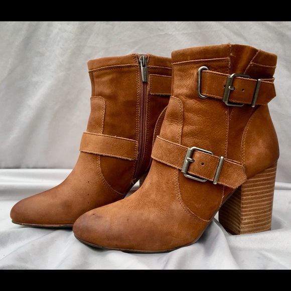 Vince Camuto whiskey brown boots size 8 -38 - Picture 2 of 9